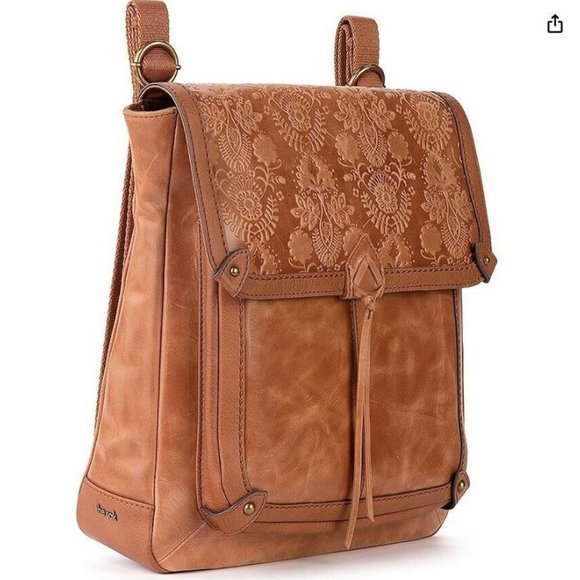 The Sak Bags The Sak Ventura Embossed Leather Convertible Backpack
